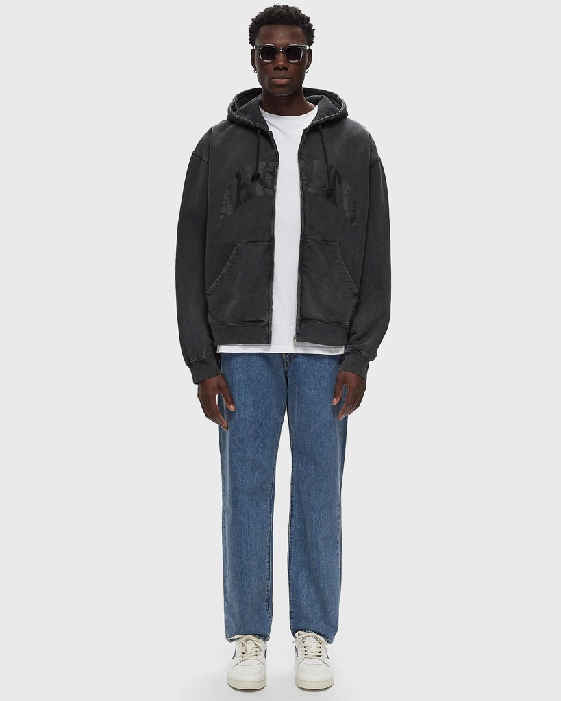 Axel Arigato Link Old Dye Hoodie men Hoodies|Zippers black in